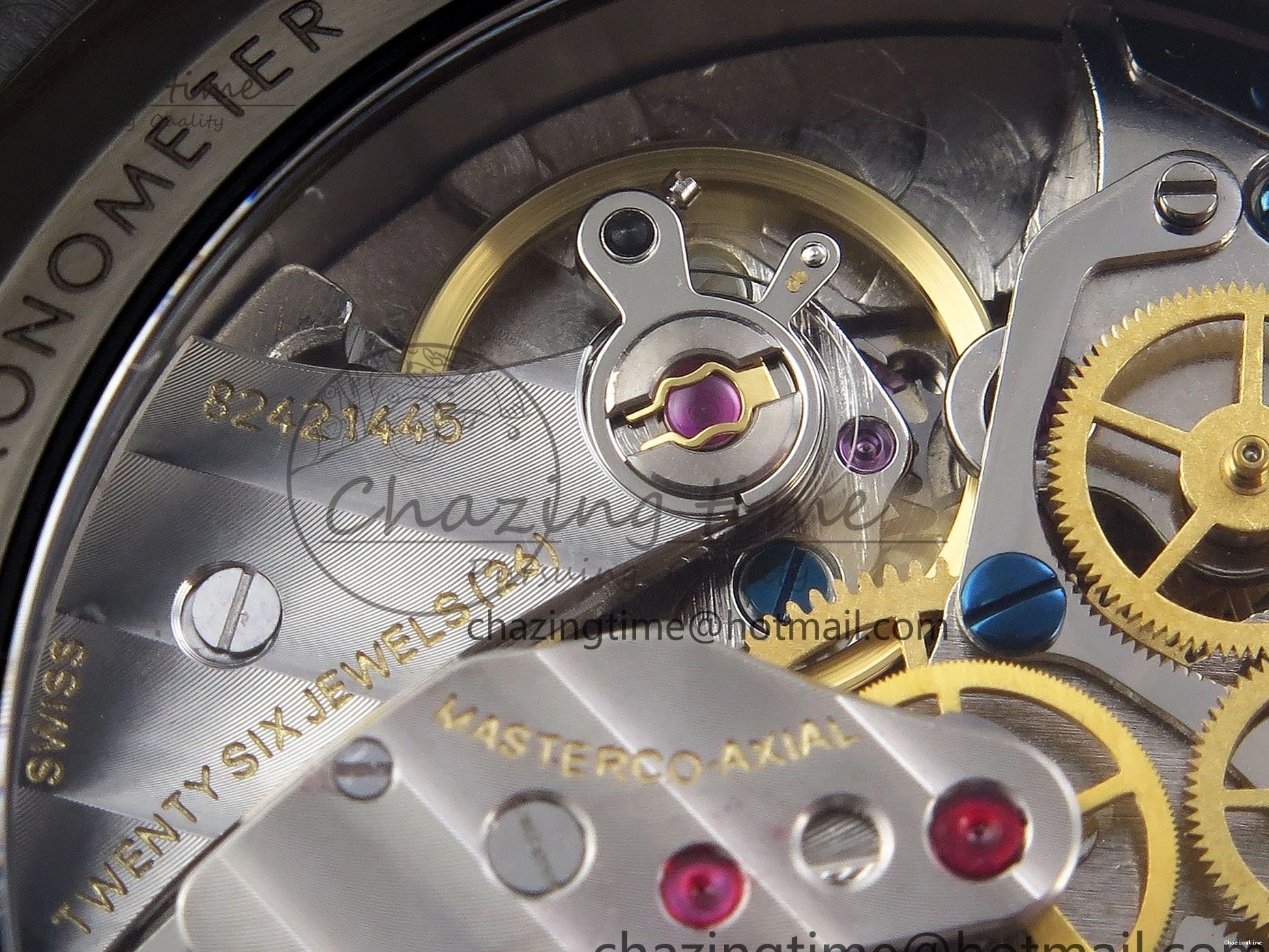 0515 Speedmaster Black Benom PVD Moon RMF Best Edition on PVD Bracelet Lemania HW WrinkleFree 7727